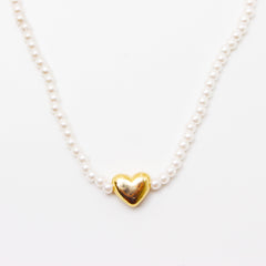 Amour Heart Pendant Necklace - Local Pitara