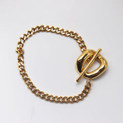 Anna Lock 18kt Gold Plated Bracelet - Local Pitara