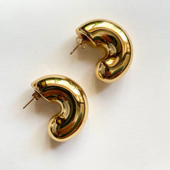 Golden Cashew Earrings