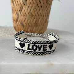 Love Boho Woven Band Bracelet