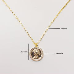 Gold Coin Necklace - Local Pitara