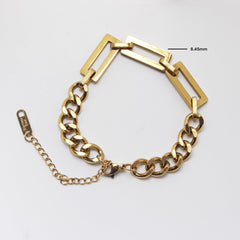 Gold Link Chain Bracelet - Local Pitara