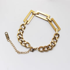 Gold Link Chain Bracelet - Local Pitara