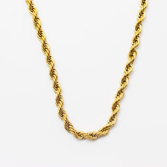 Gold Rope Chain Necklace - Local Pitara