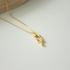 Wavy charm necklace - Local Pitara