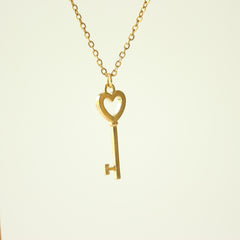 Heart’s Key Necklace