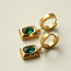 Emerald Luxe Danglers