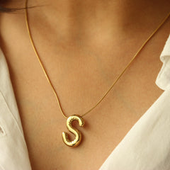 Bold Initial Necklace