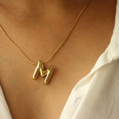 Bold Initial Necklace