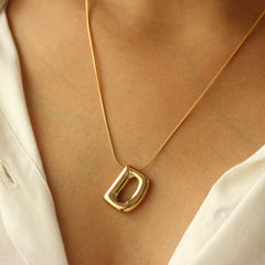 Bold Initial Necklace