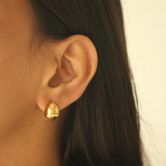 Sleek Egg Hoops Earrings