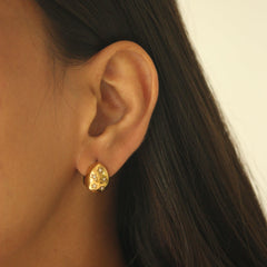 Stellar Egg Hoops Earring