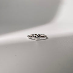 Silver Heart Ring