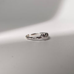 Silver Heart Ring