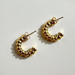 croissant half hoop Earring