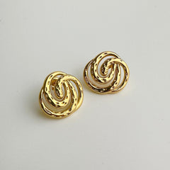 Eternal Round Studs Earrings