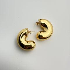 Golden Cashew Earrings