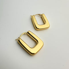 Sleek Rectangle Earrings