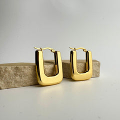 Sleek Rectangle Earrings