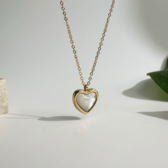 Pearl Heart Necklace