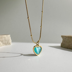 Emerald Heart Necklace