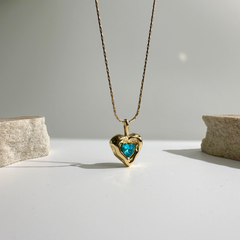 Turquoise Heart Necklace