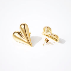 Golden Heart Earrings