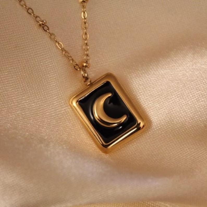 Moon Charm Necklace - Local Pitara