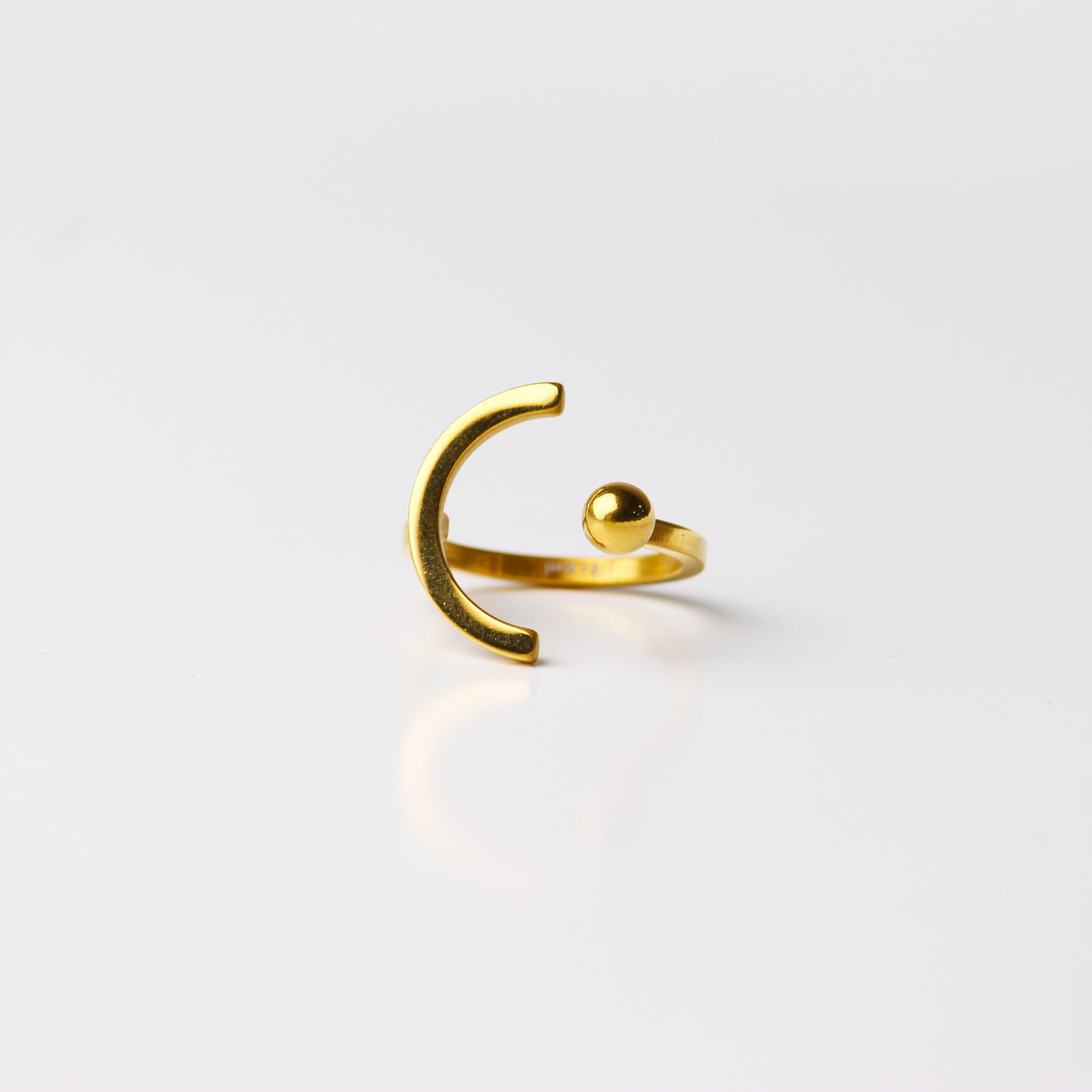 Moon Cuff Ring - Local Pitara