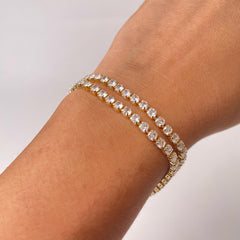 Round Diamond Tennis Bracelet