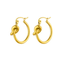 Eternal Knot Hoops Earring