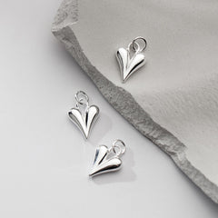 Heart Silver Charm