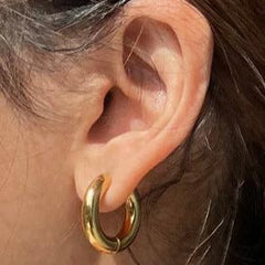 Classic Circle Hoops Earring