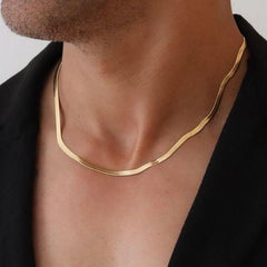 Serpentine Snake Chain Necklace (Unisex)