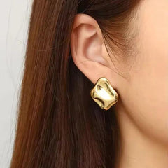 Sleek Square Earring