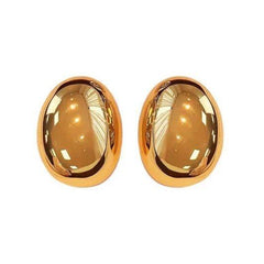 Bold Oval Impact Earrings