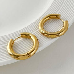 Classic Circle Hoops Earring