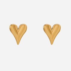 Golden Heart Earrings