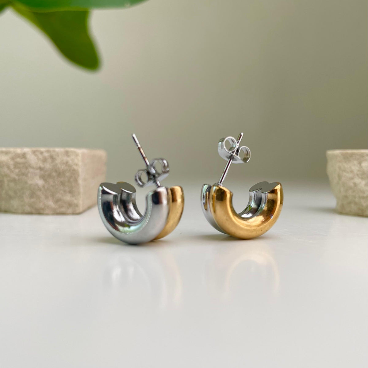 Bold Duo Hoop Earrings