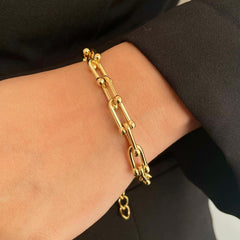 Curb Chain Bracelet - Gold