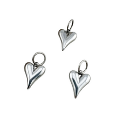 Heart Silver Charm