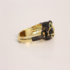 Black Stone Jaguar Ring - Local Pitara