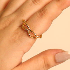 Dual Wavy Ring - Local Pitara