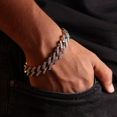 Freezy Cuban Silver Bracelet - Local Pitara