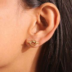 Knot Stud Earring