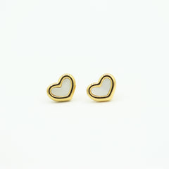 Heart Stud Earring - Local Pitara