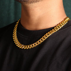 Men Rhinestone Cuban Chain - Local Pitara